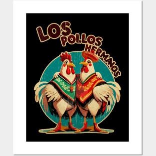 los pollos vintage //Design On tshirt for to all Posters and Art